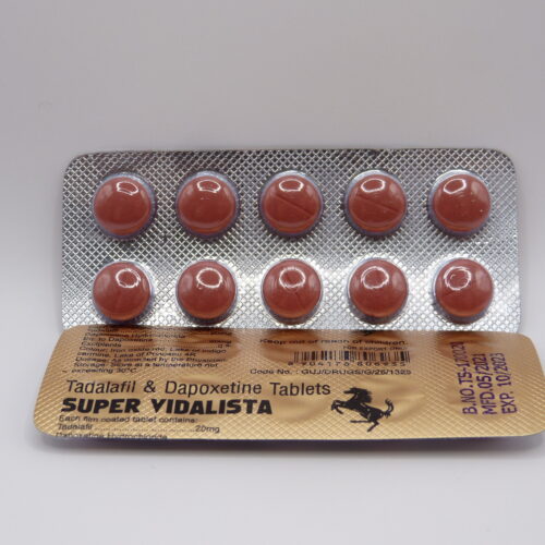 SUPER VIDALIST TADALAFIL & DAPOXETINE 10TAB