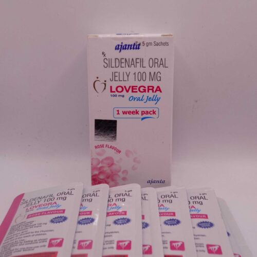 Lovegra Jelly Kamagra dla Pan Sildenafill 100mg 7szt