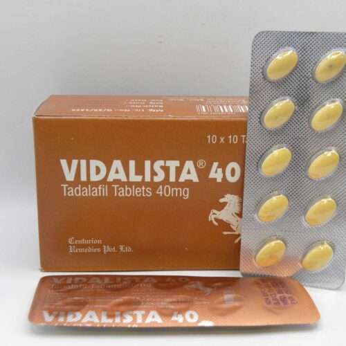 VIDALIST 40 CENTURION TADALAFIL 40MG 10TAB
