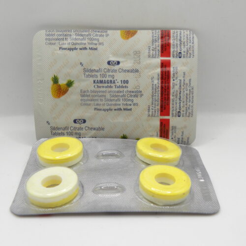Kamagra - 100 Chewable 4 cukierki do ssania