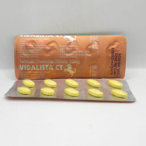 Vidalista CT Tadalafil Chewable 20mg 10tab