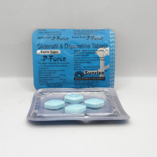 P-Force Sildenafil & Dapoxatine 100mg/100mg 4tab