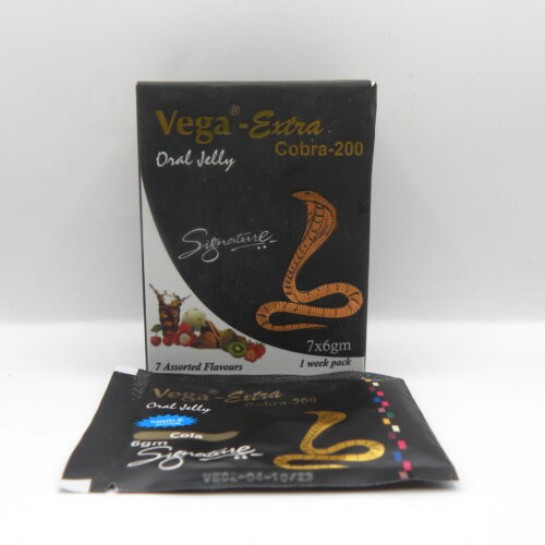 Vega-Extra Cobra-200 Oral Jelly Sildenafil 200mg 7szt