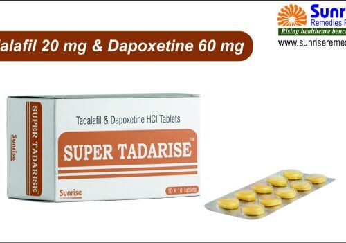 Super Tadarise Sunrise Tadalafil 20mg & Dapoxatine 60mg 10tab