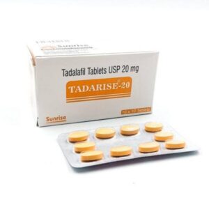 Tadarise 20 Sunrise Tadalafil 20mg 10tab